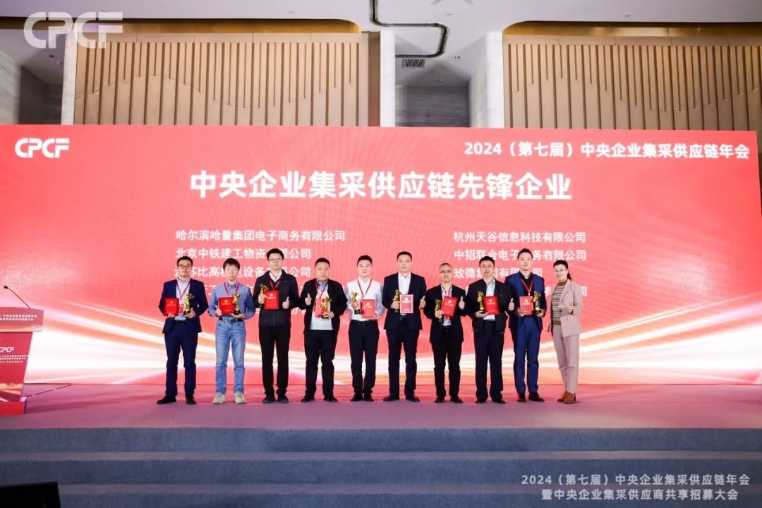 喜报！AG庄闲荣获2024年度（CPCF）中央企业集采供应链年会先锋企业荣誉称号